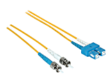 C2G 5m SC-ST 9/125 Duplex Single Mode OS2 Fiber Cable - Blue - 16ft - Patch cable - ST single-mode (M) to SC single-mode (M) - 5 m - fiber optic - duplex - 9 / 125 micron - OS2 - blue