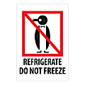 Tape Logic® International Safe-Handling Labels, "Refrigerate Do Not Freeze", IPM505, Rectangle,  4" x 6", Multicolor, Roll Of 500 Labels 1 thumbnail image