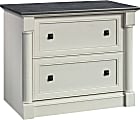 Sauder® Palladia 37"W x 22"D Lateral 2-Drawer Letter/Legal-Size File Cabinet, Glacier Oak 1 thumbnail image