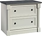 Sauder® Palladia 37"W x 22"D Lateral 2-Drawer Letter/Legal-Size File Cabinet, Glacier Oak