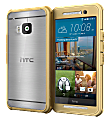 rooCASE Glacier Tough Full Body Cover Case For HTC One M9, Fossil Gold