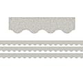 Teacher Created Resources Scalloped Border Trim Packs, 35’, Silver Glitz, Set Of 3 Packs 1 thumbnail image