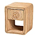 bali & pari Rosina Natural Rattan 1-Drawer Nightstand, 17-1/4”H x 14”W x 14-5/16”D, Natural 1 thumbnail image