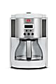 Melitta Aroma Enhance 10-Cup Programmable Drip Coffee Maker With Glass Carafe, White 1 thumbnail image