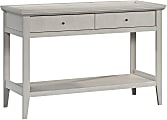 Sauder® Larkin Ledge Console Table With Storage, 30-7/8"H x 47-1/2"W x 18-1/8"D, Glacier Oak