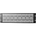 Sanus 1U Vented Steel Blanking Panel, Steel, Black, 1U Rack Height, 1.8"H x 19.1"W x 0.1"D 1 thumbnail image