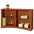 Realspace® Dawson 2-Shelf Sofa Bookcase, Brushed Maple 1 thumbnail image