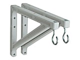 Draper Non-Adjustable Bracket - Mounting kit - for projection screen - white - wall-mountable 1 thumbnail image