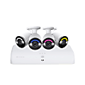 Lorex Fusion 4K UHD 16-Camera-Capable 2TB Wired NVR System With Four 4K Wired IP Outdoor Bullet Cameras & Smart Security Lighting, White 1 thumbnail image