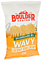 Boulder Canyon Wavy Potato Chips, Cheddar Sour Cream, 5.5 Oz, Total Qty 12 1 thumbnail image