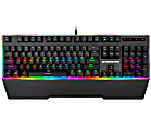 Monster Quest RGB Corded Mechanical PC Gaming Keyboard, Black, 2MNGK0383B0L2