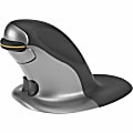 Posturite Penguin Wireless Ambidextrous Vertical Laser Mouse, Silver/Black 1 thumbnail image
