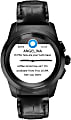 MyKronoz ZeTime Premium Hybrid Smartwatch, Petite, Brushed Black/Black Embossed Leather, KRZT1PP-BBK-BKLEA 1 thumbnail image