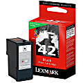 Lexmark™ 42 Black Ink Cartridge 1 thumbnail image
