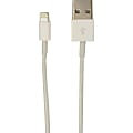 VisionTek Lightning to USB .25 Meter Cable White (M/M) - 9.8 in USB lightning cable for iPhone, iPad Air, iPad Mini, iPod - Data and Power 1 thumbnail image