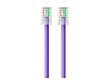 Belkin - Patch cable - RJ-45 (M) to RJ-45 (M) - 3 ft - CAT 6 - purple 1 thumbnail image
