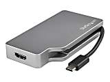StarTech.com USB-C Multiport Video Adapter - 4-in-1 Travel A/V Adapter 1 thumbnail image
