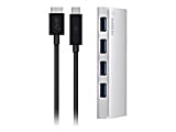 Belkin - USB peripheral sharing switch - 4 x SuperSpeed USB 3.0 - desktop - DC power 1 thumbnail image