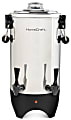 Nostalgia Electrics HomeCraft Quick-Brewing 1,000-Watt Automatic 45-Cup Coffee Urn, Stainless Steel