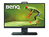 BenQ PhotoVue SW271 - SW Series - LED monitor - 27" - 3840 x 2160 4K @ 60 Hz - IPS - 350 cd/m² - 1000:1 - 5 ms - 2xHDMI, DisplayPort, USB-C - gray