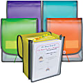 C-Line CLI-58700 Letter Organizer Folder - 8 1/2" x 11" - 400 Sheet Capacity - 7 Front, Internal Pocket(s) - Assorted - 1 Each