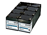eReplacements - UPS battery (equivalent to: APC RBC43) - 1 x battery - lead acid - for P/N: SMT2200R2I-AR, SMT2200RM2UC, SMT3000R2I-AR, SMT3000RM2UC, SMT3000RMI2UC