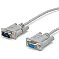 StarTech.com 15ft Straight Through DB9 Serial Cable - Mouse Extension Cable External - Gray - Extend the connection between your DB9 serial devices by up to 15ft - DB9 Extension Cable - Straight Through Serial Cable - Serial Extension Cable 1 thumbnail image