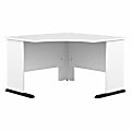 Bush® Business Furniture Studio A 48"W Corner Computer Desk, White, Standard Delivery 1 thumbnail image