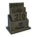 Imperial NFL Wood Block Calendar, Las Vegas Raiders