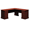Bush Business Furniture Syndicate L Shaped Desk, 72"W x 72"D, Harvest Cherry, Standard Delivery 1 thumbnail image