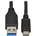Tripp Lite USB C to USB-A Cable USB Type C 3.1 Gen 2, 10 Gbps M/M USB Type C 20in - First End: 1x Type A Male USB - U42820NG2 1 thumbnail image