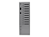 Bretford TechGuard Connect - Cabinet unit (charge only) - for 10 notebooks/tablets/cellular phones - lockable - steel - platinum 1 thumbnail image