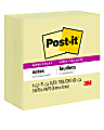 Post-it Super Sticky Notes, 3 in x 3 in, 6 Pads, 70 Sheets/Pad, 2x the Sticking Power, Canary Yellow