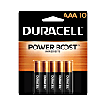 Duracell® Coppertop AAA Alkaline Batteries, Pack Of 10 1 thumbnail image