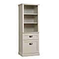 Sauder® New Grange Tall Storage Cabinet, 4 Shelves, Cobblestone