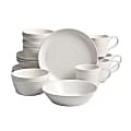 Bee and Willow Milbrook 16-Piece Stoneware Dinnerware Set, White 1 thumbnail image