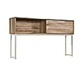Sauder® Portage Park Commercial Computer Hutch For L-Shaped Desks, 36-1/3”H x 64”W x 14-1/2”D, Kiln Acacia 1 thumbnail image