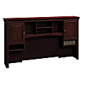 Bush Business Furniture Syndicate 72W Hutch Box 1 of 2 - 72" x 12.5" x 41.8" - Material: Engineered Wood - Finish: Harvest Cherry, Laminate