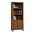 Sauder® Carson Forge 70"H Library 4-Shelf Bookcase With Doors, Washington Cherry