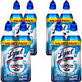 Lysol Hydrogen Peroxide Toilet Cleaner - 24 fl oz (0.8 quart) - Ocean Fresh Scent - 8 / Carton - Blue