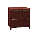 Bush Business Furniture Enterprise 30"W Lateral 2-Drawer File Cabinet, Harvest Cherry, Premium Installation 1 thumbnail image