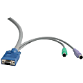 C2G 10ft 3-in-1 VGA MF + PS/2 MM KVM Cable