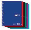 Office Depot® Brand Wirebound Notebook, 8-1/2" x 11", 3 Subjects, College Ruled, 120 Sheets, Assorted Colors (No Color Choice)