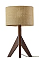 Adesso® Eden Table Lamp, 23-1/2"H, Brown Shade/Walnut Base 1 thumbnail image