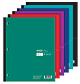 Office Depot® Brand Wireless Notebook, 8" x 10-1/2", Wide Ruled, 80 Sheets, Assorted Colors