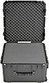 SKB Cases iSeries Protective Case With Cubed Foam And Wheels, 24" x 24", 14", Black