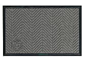 M+A Matting WaterHog Floor Mat, Max Herringbone, 4' x 6', Gray Ash 1 thumbnail image