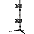 Amer AMR2S32V - Stand - for 2 LCD displays - plastic, steel, aluminum alloy - screen size: 24"-32" - desktop stand