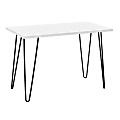 Ameriwood™ Home Owen 40"W Writing Desk, White/Black 1 thumbnail image