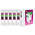 Avery® Durable View 3-Ring Binder, 3" Slant Rings, White, Pack Of 6 1 thumbnail image